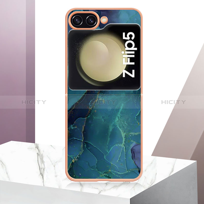 Custodia Silicone Gel Morbida Fantasia Modello Cover YB2 per Samsung Galaxy Z Flip5 5G