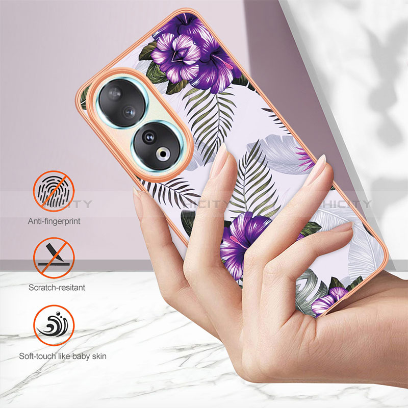 Custodia Silicone Gel Morbida Fantasia Modello Cover YB3 per Huawei Honor 90 5G