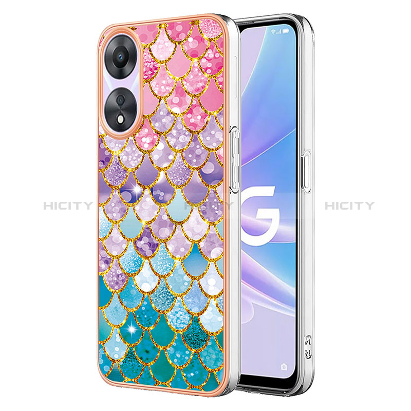 Custodia Silicone Gel Morbida Fantasia Modello Cover YB3 per Oppo A58 5G