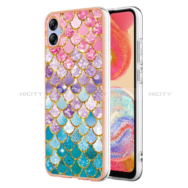 Custodia Silicone Gel Morbida Fantasia Modello Cover YB4 per Samsung Galaxy M04 Colorato