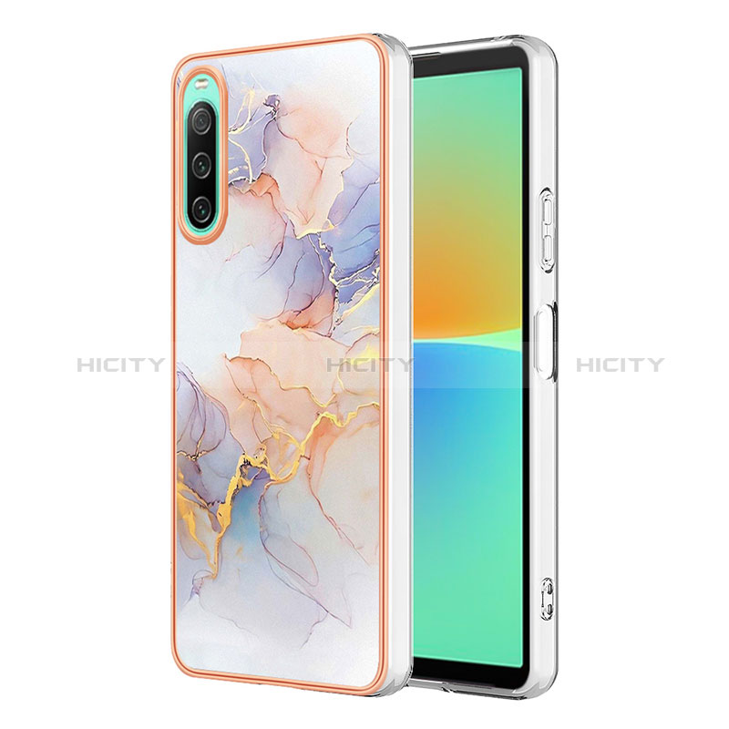 Custodia Silicone Gel Morbida Fantasia Modello Cover YB4 per Sony Xperia 10 IV