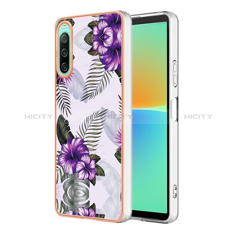 Custodia Silicone Gel Morbida Fantasia Modello Cover YB4 per Sony Xperia 10 IV