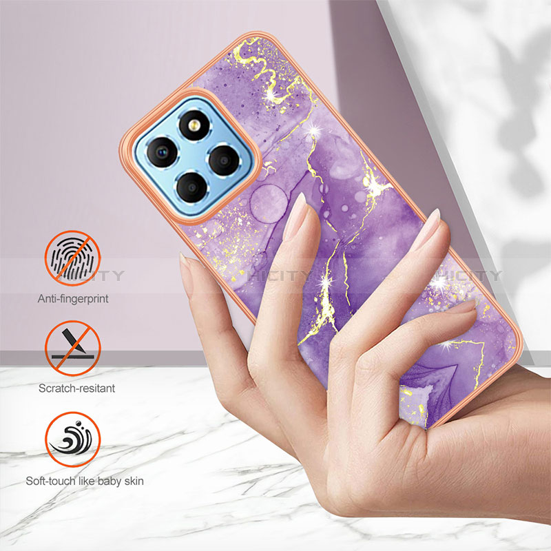 Custodia Silicone Gel Morbida Fantasia Modello Cover YB5 per Huawei Honor X6a