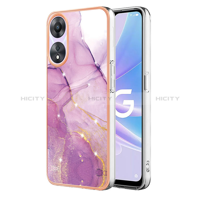 Custodia Silicone Gel Morbida Fantasia Modello Cover YB5 per Oppo A58 5G