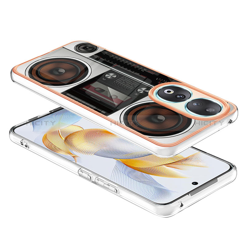 Custodia Silicone Gel Morbida Fantasia Modello Cover YB8 per Huawei Honor 90 5G