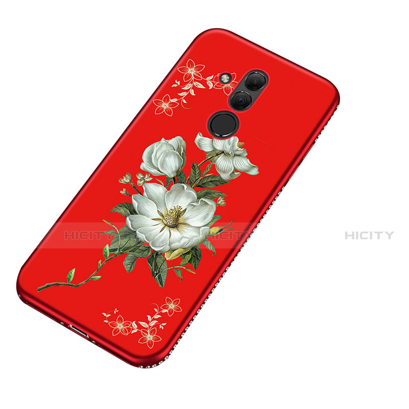 Custodia Silicone Gel Morbida Fiori Cover H01 per Huawei Mate 20 Lite Multicolore