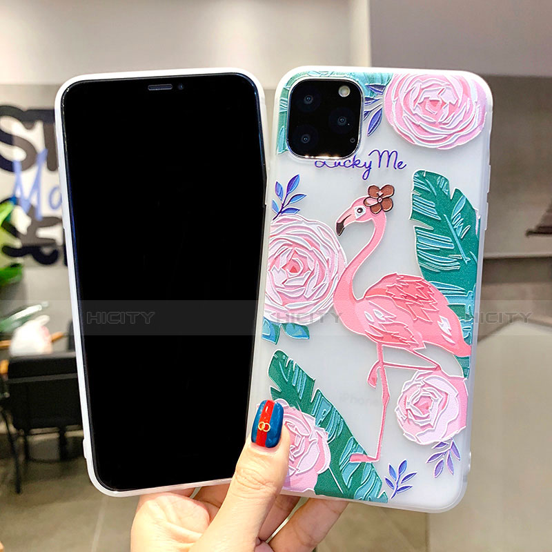 Custodia Silicone Gel Morbida Fiori Cover H10 per Apple iPhone 11 Pro