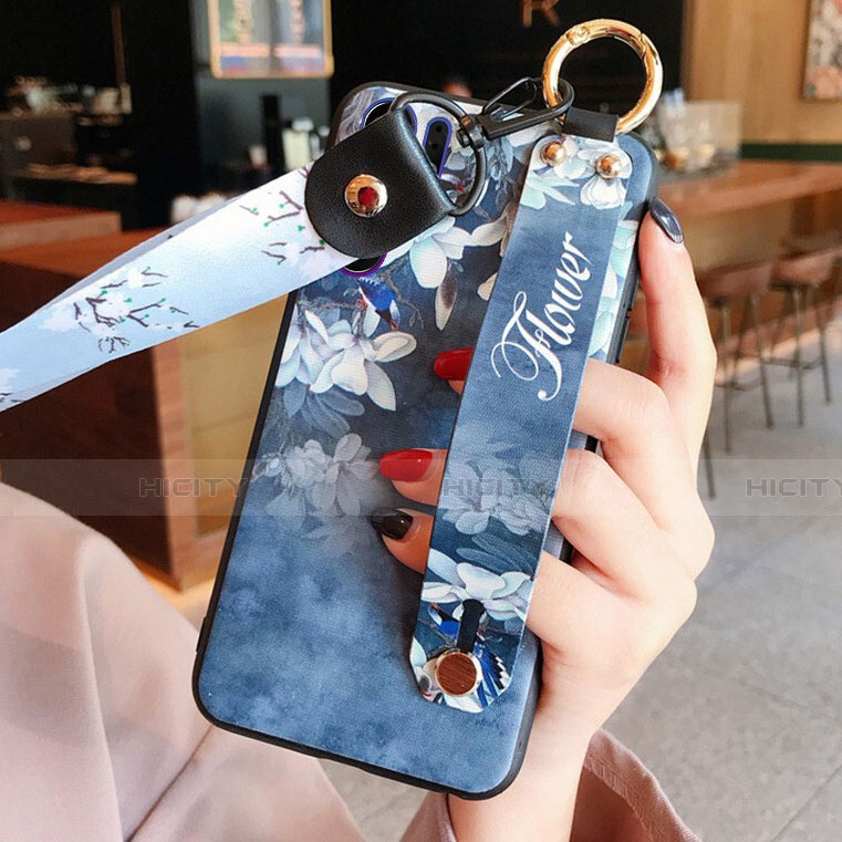 Custodia Silicone Gel Morbida Fiori Cover K02 per Huawei P30 Pro