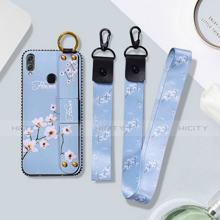 Custodia Silicone Gel Morbida Fiori Cover per Huawei Honor 10 Lite