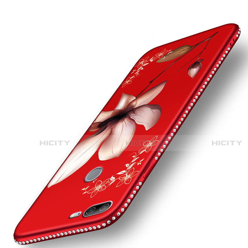 Custodia Silicone Gel Morbida Fiori Cover per Huawei Honor 9 Lite