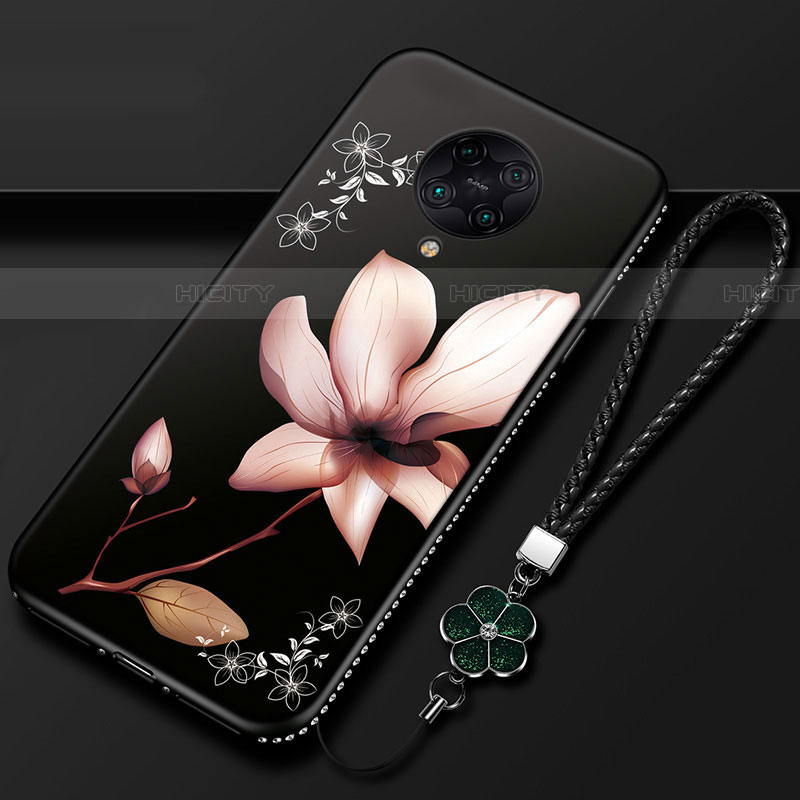 Custodia Silicone Gel Morbida Fiori Cover per Xiaomi Poco F2 Pro