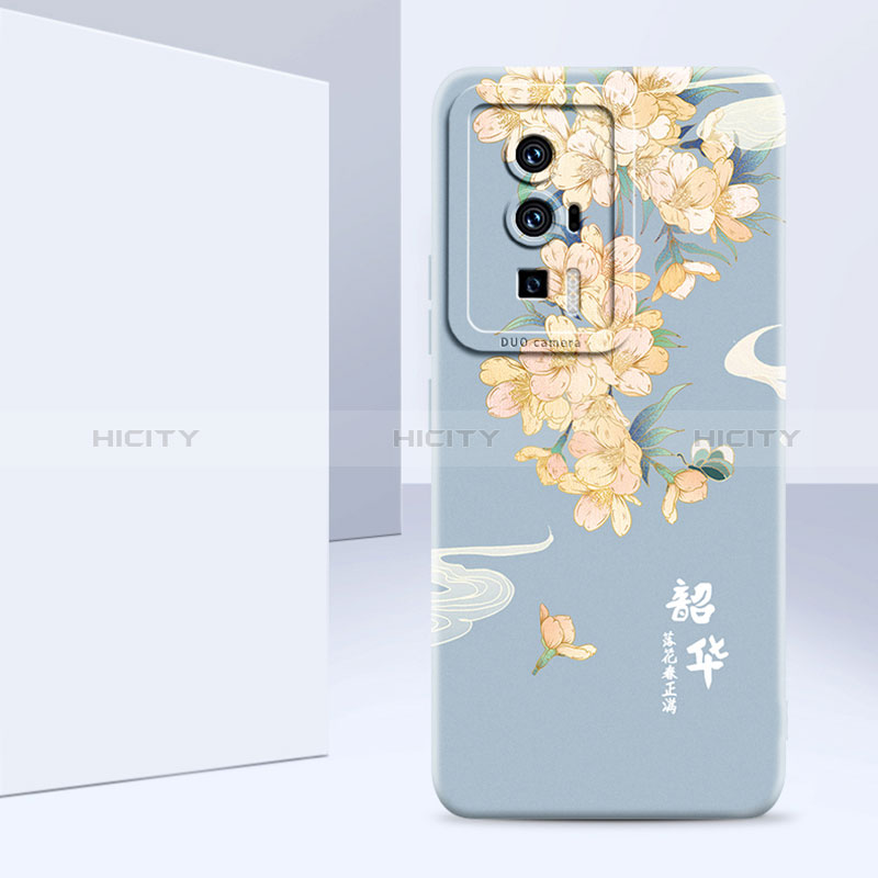 Custodia Silicone Gel Morbida Fiori Cover per Xiaomi Poco F5 Pro 5G