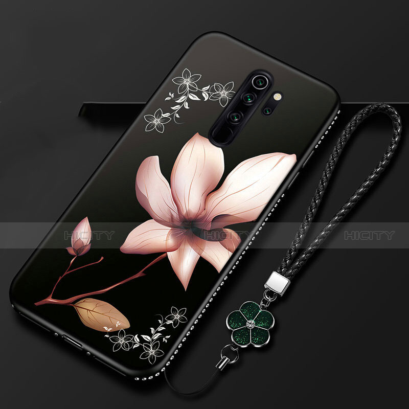 Custodia Silicone Gel Morbida Fiori Cover S01 per Xiaomi Redmi Note 8 Pro