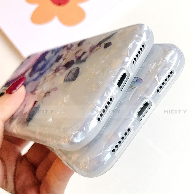 Custodia Silicone Gel Morbida Fiori Cover S02 per Apple iPhone 11 Pro