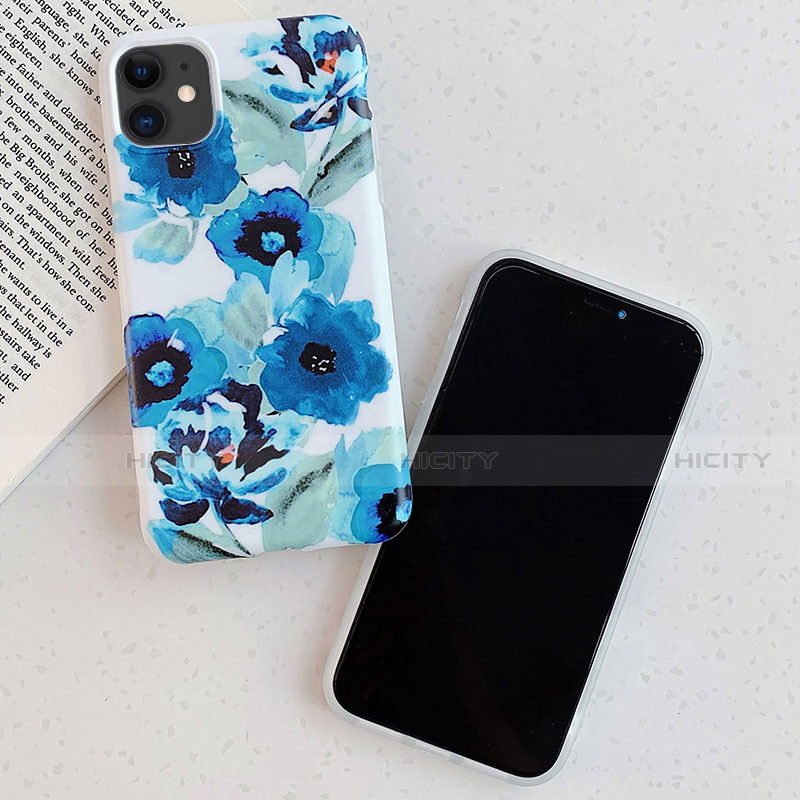 Custodia Silicone Gel Morbida Fiori Cover S05 per Apple iPhone 11