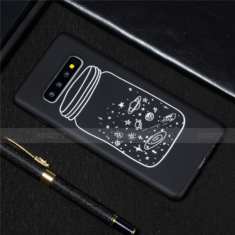 Custodia Silicone Gel Morbida Mistica Luna Stelle Cover per Samsung Galaxy S10