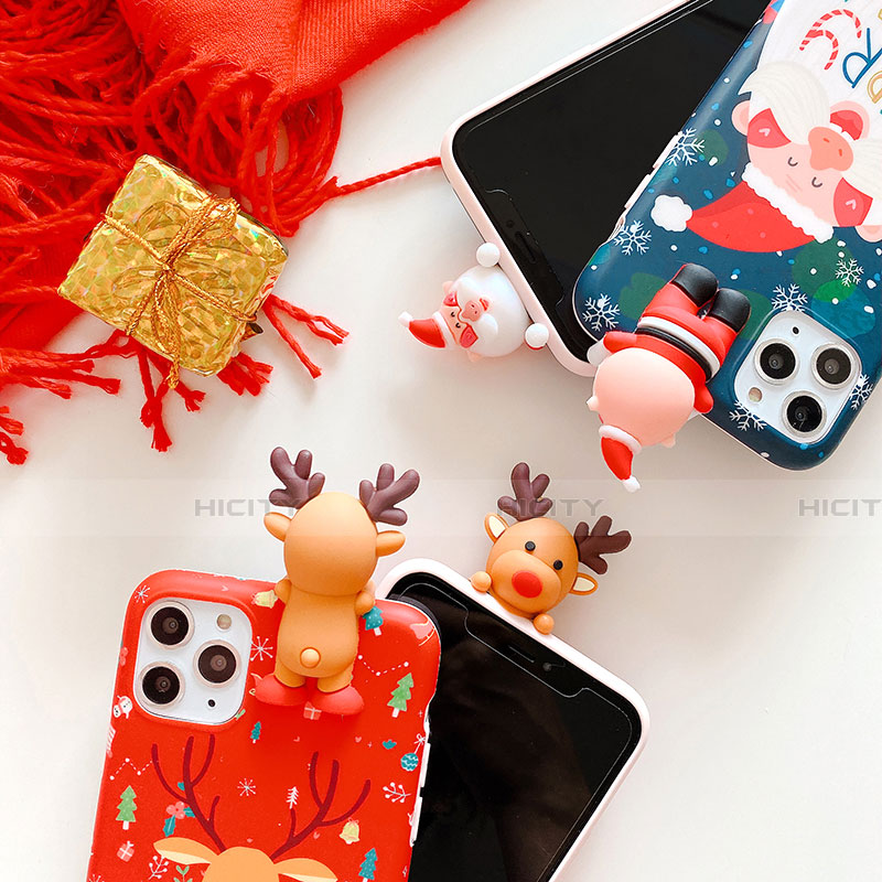 Custodia Silicone Gel Morbida Natale Cover C03 per Apple iPhone 11 Pro Max