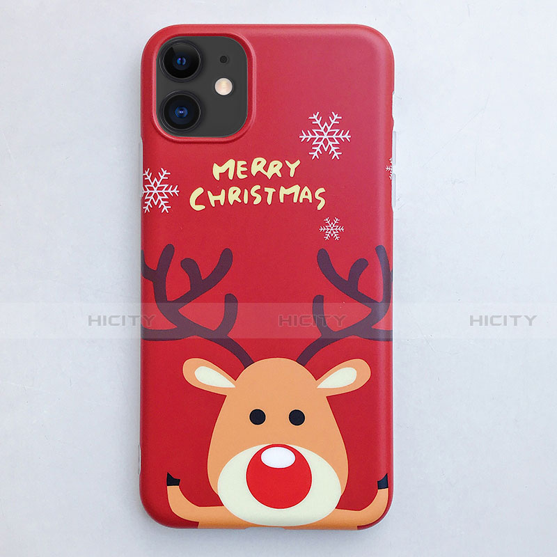 Custodia Silicone Gel Morbida Natale Cover S01 per Apple iPhone 11