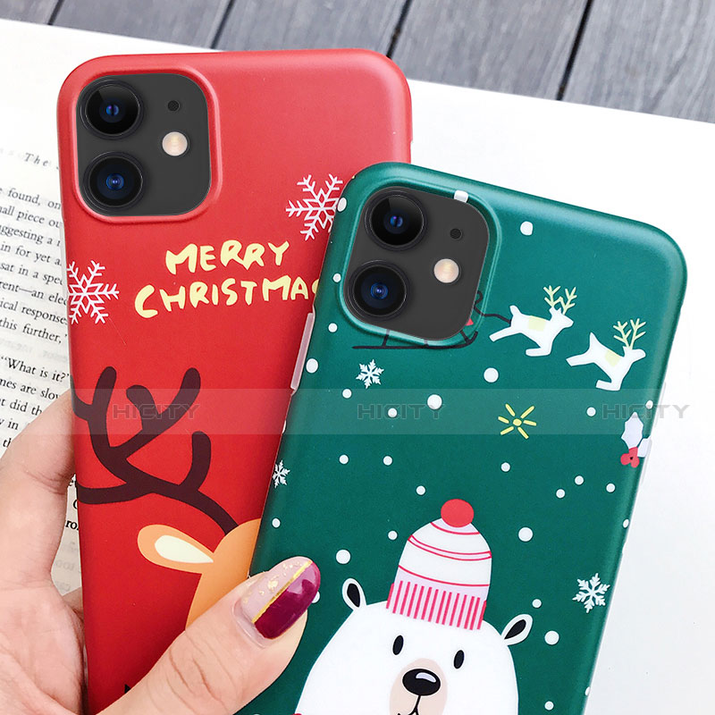 Custodia Silicone Gel Morbida Natale Cover S01 per Apple iPhone 11