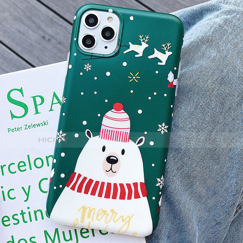 Custodia Silicone Gel Morbida Natale Cover S01 per Apple iPhone 11 Pro Max