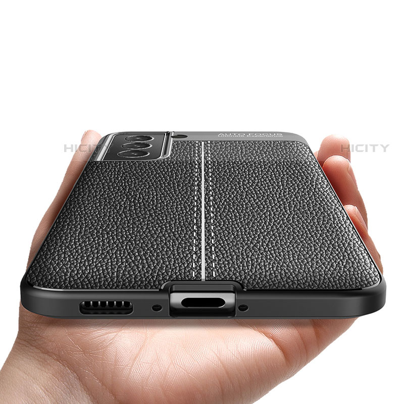 Custodia Silicone Morbida In Pelle Cover A01 per Samsung Galaxy S21 5G