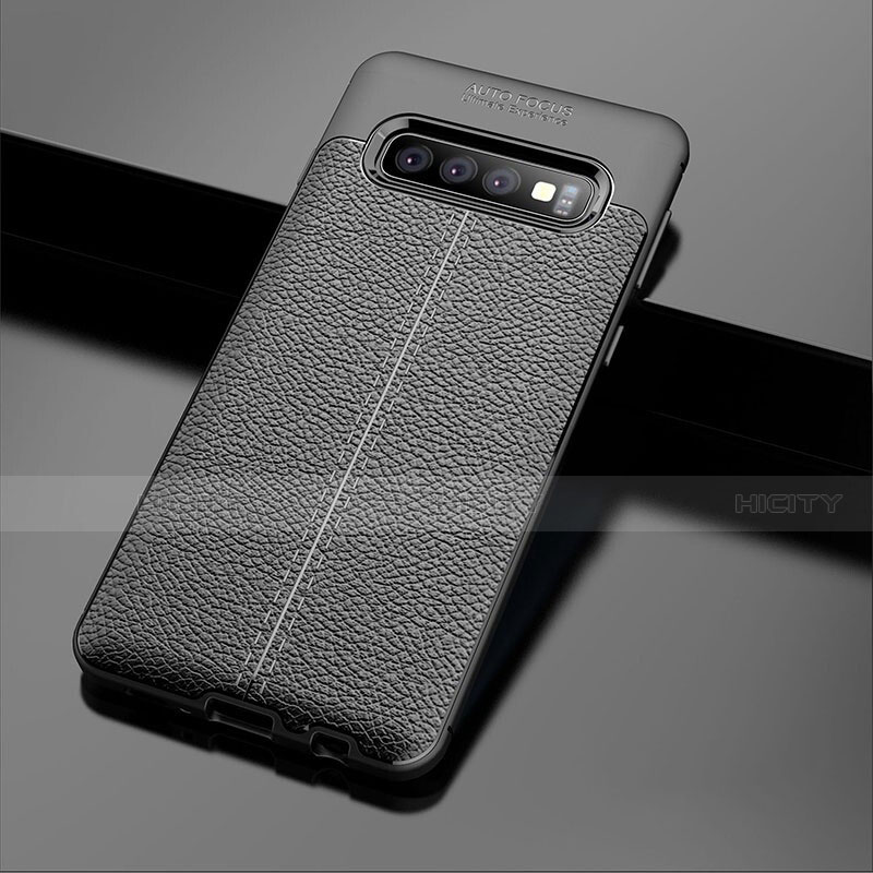 Custodia Silicone Morbida In Pelle Cover A02 per Samsung Galaxy S10 Plus