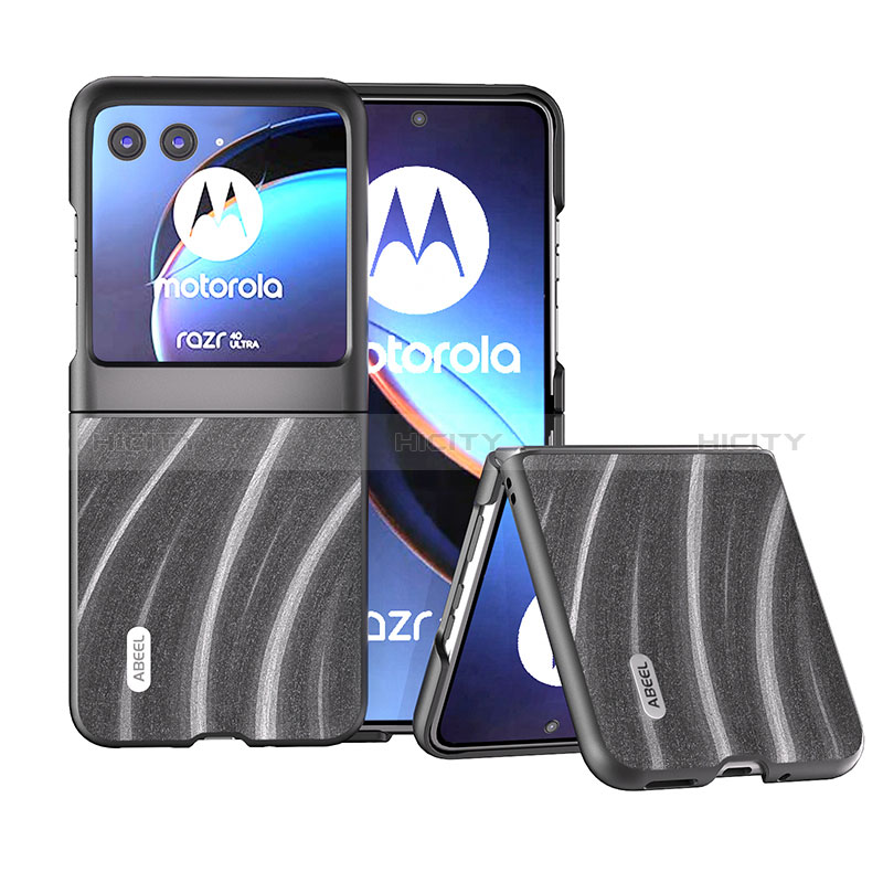 Custodia Silicone Morbida In Pelle Cover B03H per Motorola Moto Razr 40 Ultra 5G