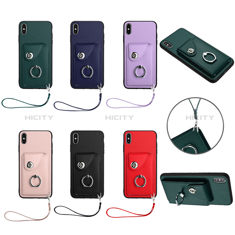 Custodia Silicone Morbida In Pelle Cover BF1 per Apple iPhone Xs Max