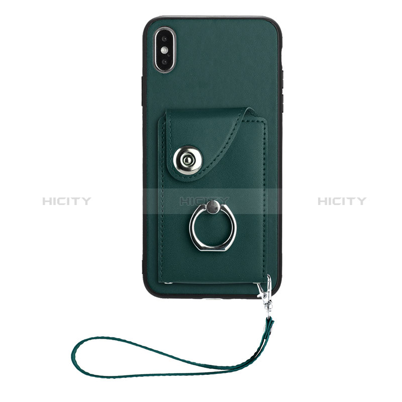 Custodia Silicone Morbida In Pelle Cover BF1 per Apple iPhone Xs Max