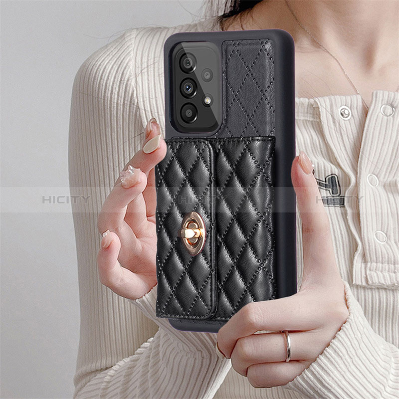 Custodia Silicone Morbida In Pelle Cover BF3 per Samsung Galaxy A53 5G