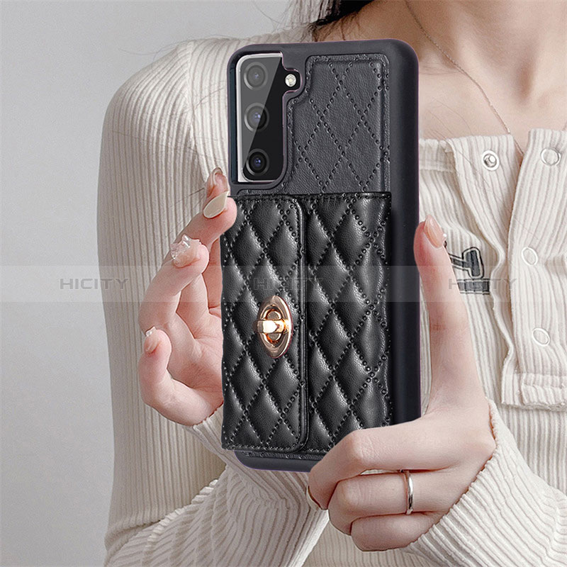 Custodia Silicone Morbida In Pelle Cover BF3 per Samsung Galaxy S21 FE 5G