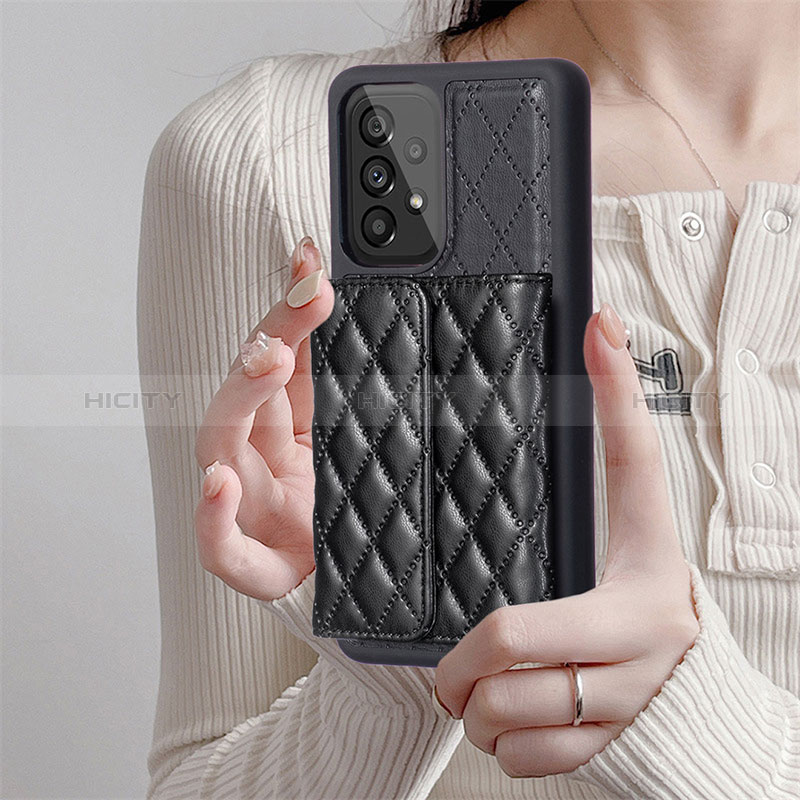 Custodia Silicone Morbida In Pelle Cover BF4 per Samsung Galaxy A53 5G