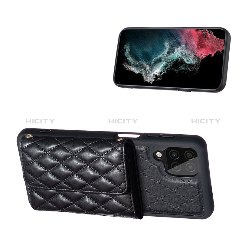 Custodia Silicone Morbida In Pelle Cover BF5 per Samsung Galaxy F12