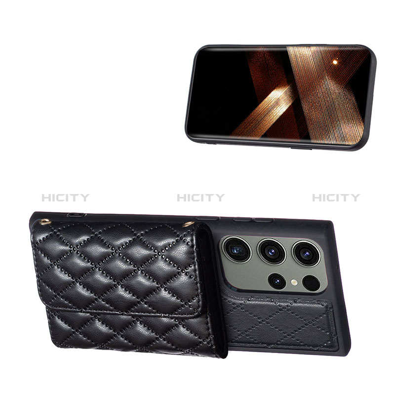 Custodia Silicone Morbida In Pelle Cover BF5 per Samsung Galaxy S24 Ultra 5G