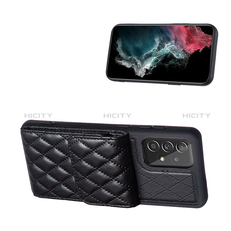 Custodia Silicone Morbida In Pelle Cover BF6 per Samsung Galaxy A52 5G