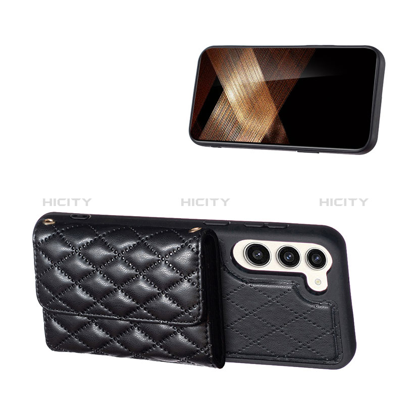 Custodia Silicone Morbida In Pelle Cover BF6 per Samsung Galaxy S24 5G