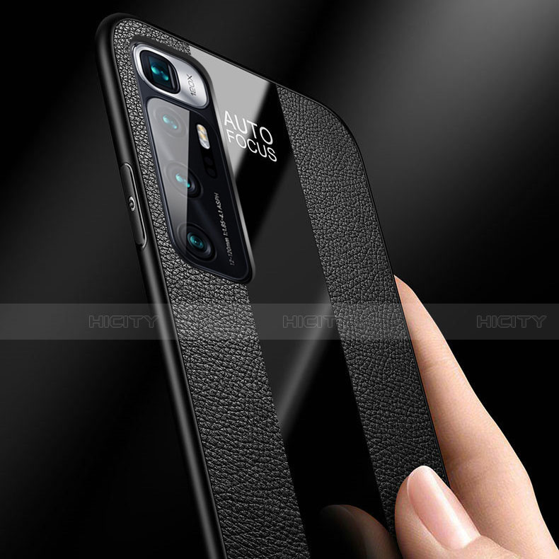 Custodia Silicone Morbida In Pelle Cover con Magnetico Anello Supporto per Xiaomi Mi 10 Ultra