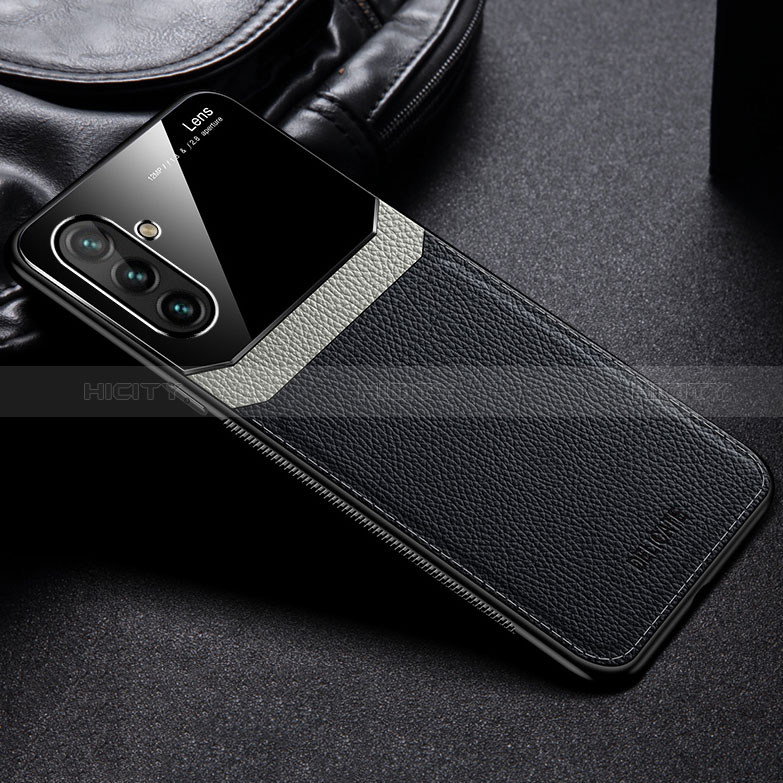 Custodia Silicone Morbida In Pelle Cover con Magnetico FL1 per Samsung Galaxy A04s