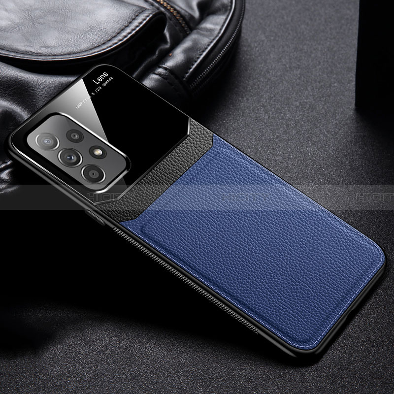 Custodia Silicone Morbida In Pelle Cover con Magnetico FL1 per Samsung Galaxy A23 4G