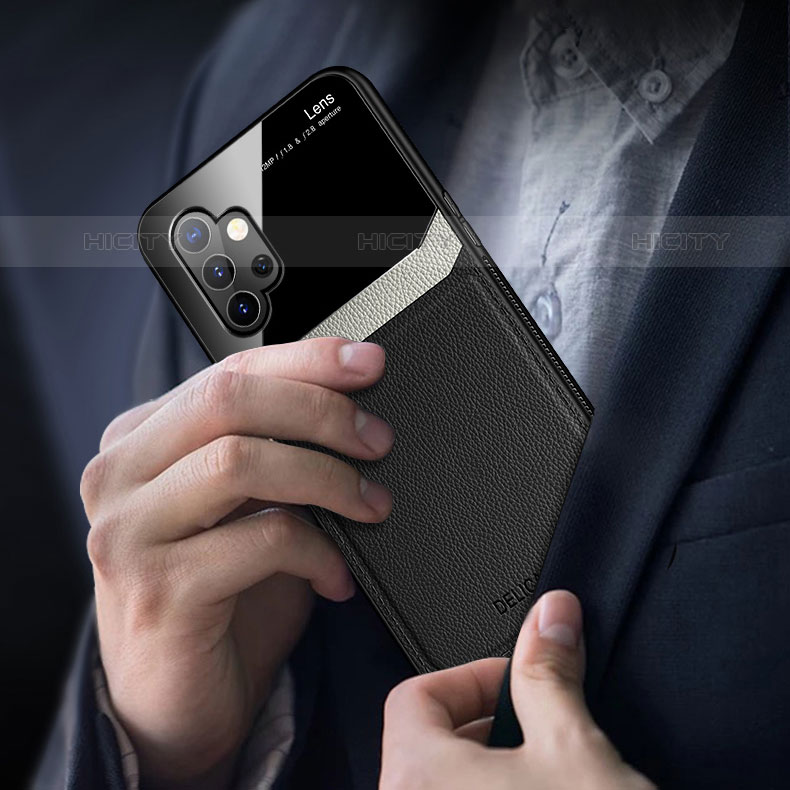 Custodia Silicone Morbida In Pelle Cover con Magnetico FL1 per Samsung Galaxy M32 5G
