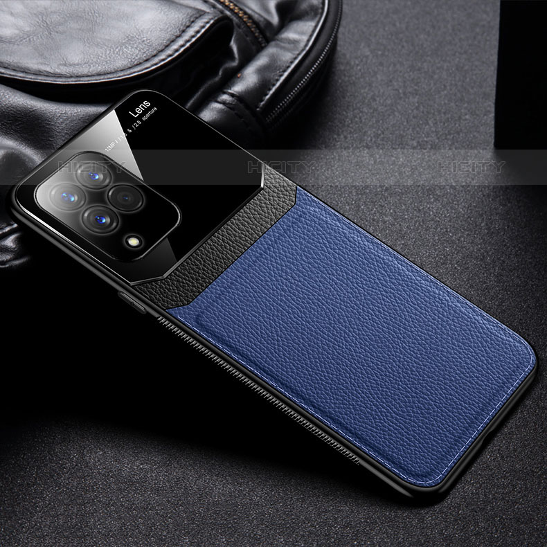 Custodia Silicone Morbida In Pelle Cover con Magnetico FL1 per Samsung Galaxy M33 5G