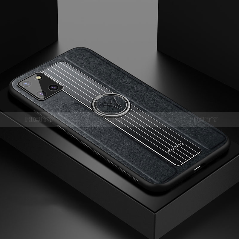 Custodia Silicone Morbida In Pelle Cover con Magnetico FL1 per Samsung Galaxy Note 10 Lite Nero