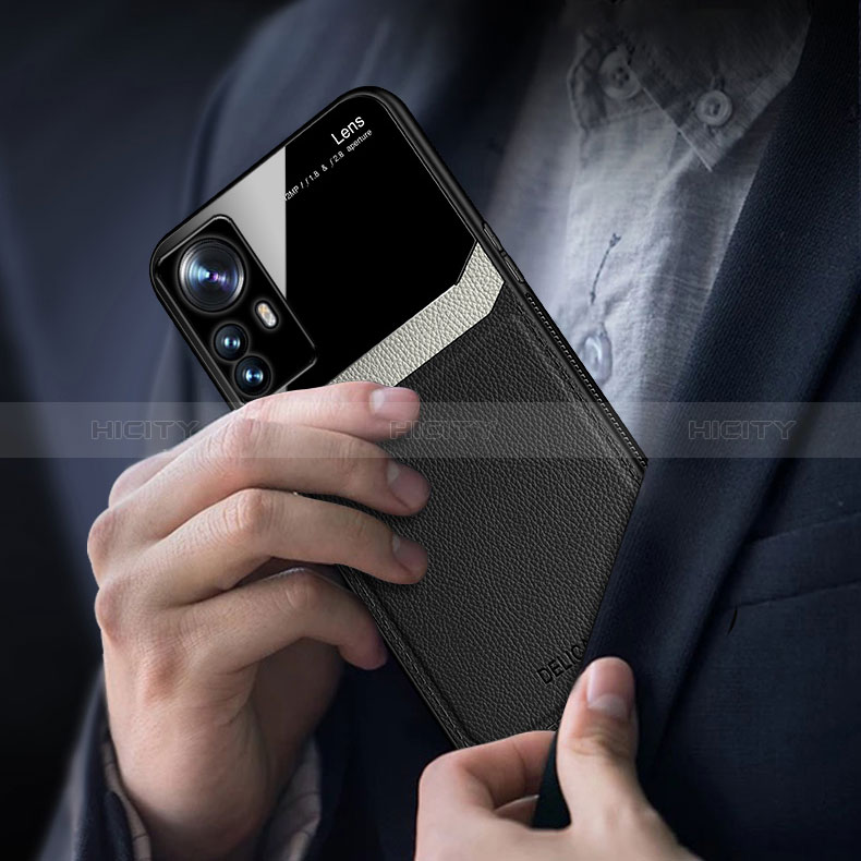 Custodia Silicone Morbida In Pelle Cover con Magnetico FL2 per Xiaomi Redmi K50 Ultra 5G
