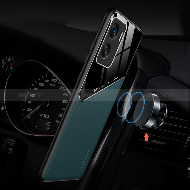 Custodia Silicone Morbida In Pelle Cover con Magnetico per Huawei Honor 90 Lite 5G