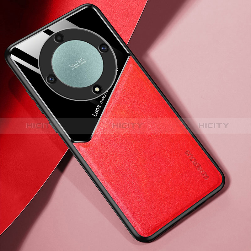 Custodia Silicone Morbida In Pelle Cover con Magnetico per Huawei Honor Magic5 Lite 5G
