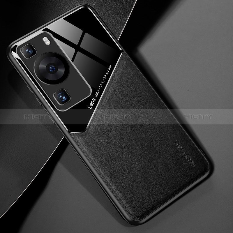 Custodia Silicone Morbida In Pelle Cover con Magnetico per Huawei P60