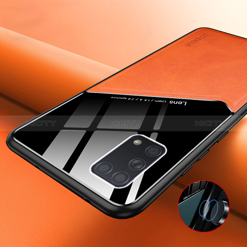 Custodia Silicone Morbida In Pelle Cover con Magnetico per Samsung Galaxy A31