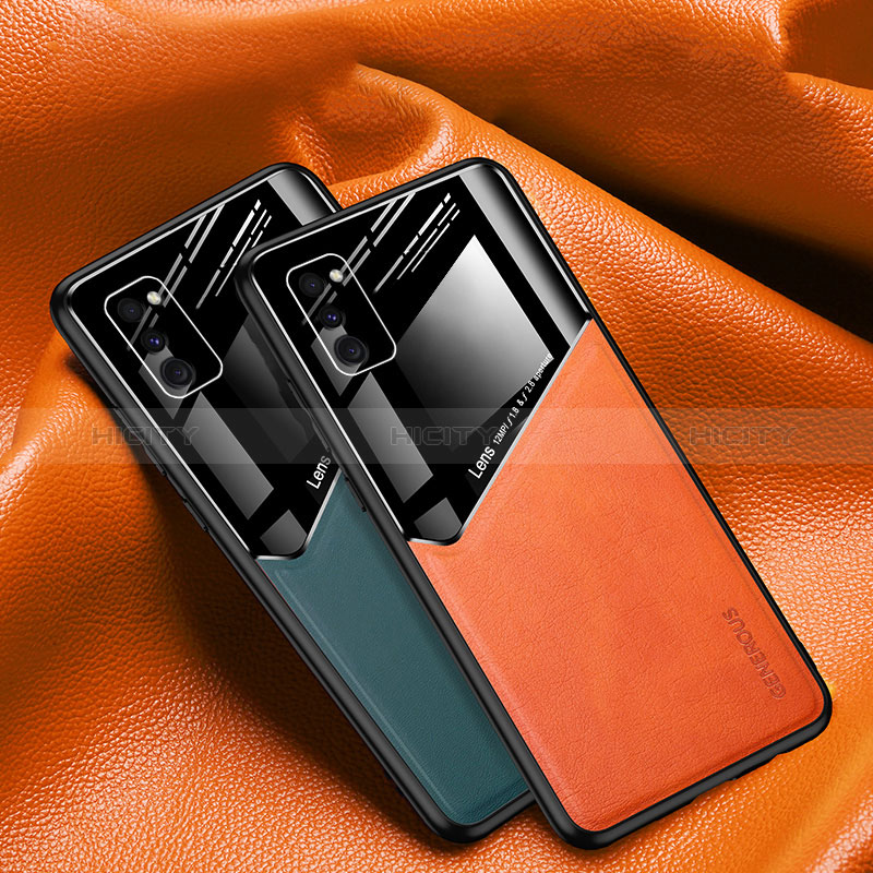 Custodia Silicone Morbida In Pelle Cover con Magnetico per Samsung Galaxy A41