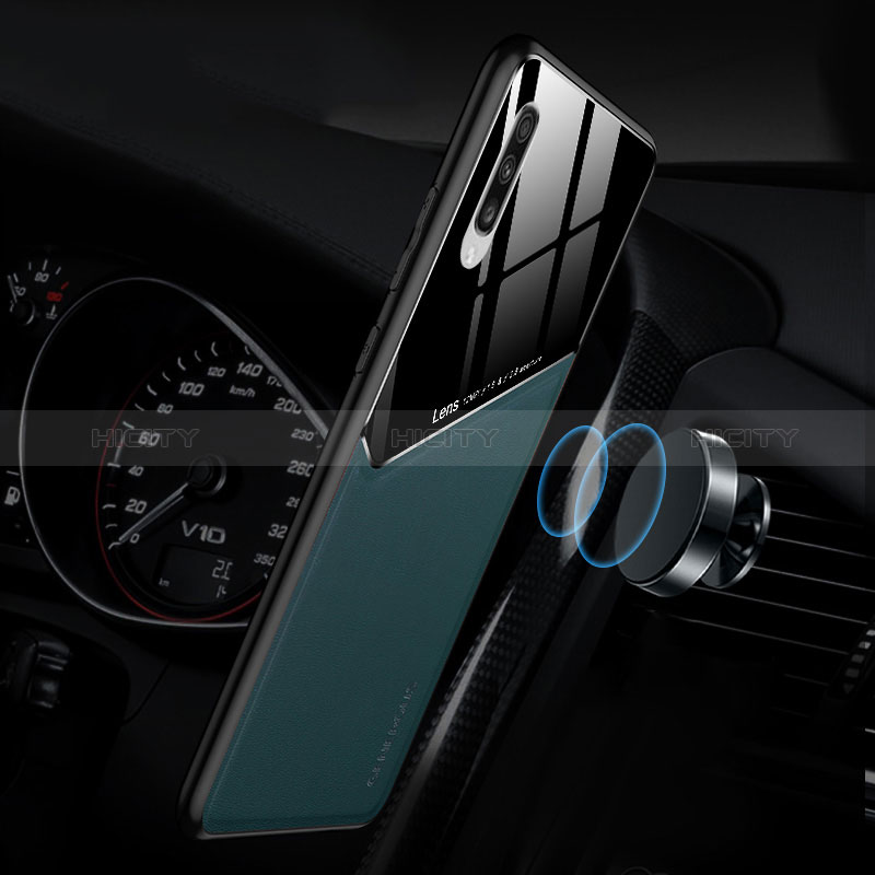Custodia Silicone Morbida In Pelle Cover con Magnetico per Samsung Galaxy A70