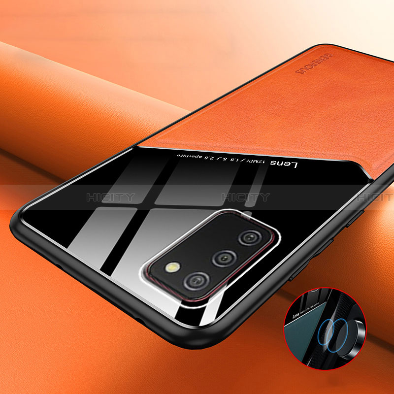 Custodia Silicone Morbida In Pelle Cover con Magnetico per Samsung Galaxy F02S SM-E025F